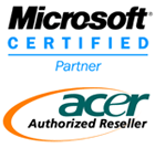 Computer Bytes is an authorized Microsoft partner and Acer reseller